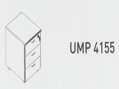 Meja Kantor Uno ( Mobile Drawer ) UFD 4155 ( Gold Series )