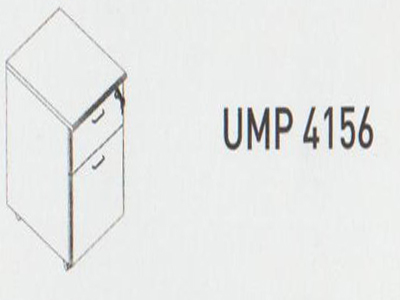 Meja Kantor Uno ( Mobile Drawer ) UMP 4156 ( Gold Series )