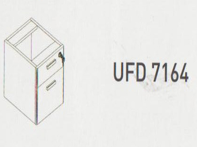 Meja Kantor Uno ( Hanging Drawer ) UFD 7164 ( Modern Series )