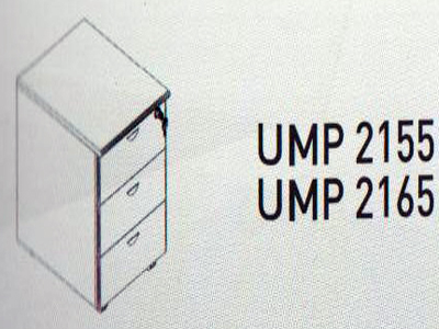 Meja Kantor Uno ( Mobile Drawer ) UMP 2155 & UMP 2165 ( Platinum Series )