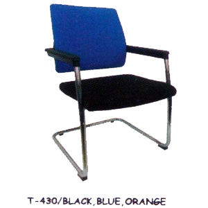 Kursi Kantor Staff & Sekertaris Tiger T – 430 Black Blue Orage